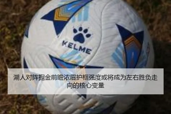 湖人对阵掘金前瞻浓眉护框强度或将成为左右胜负走向的核心变量
